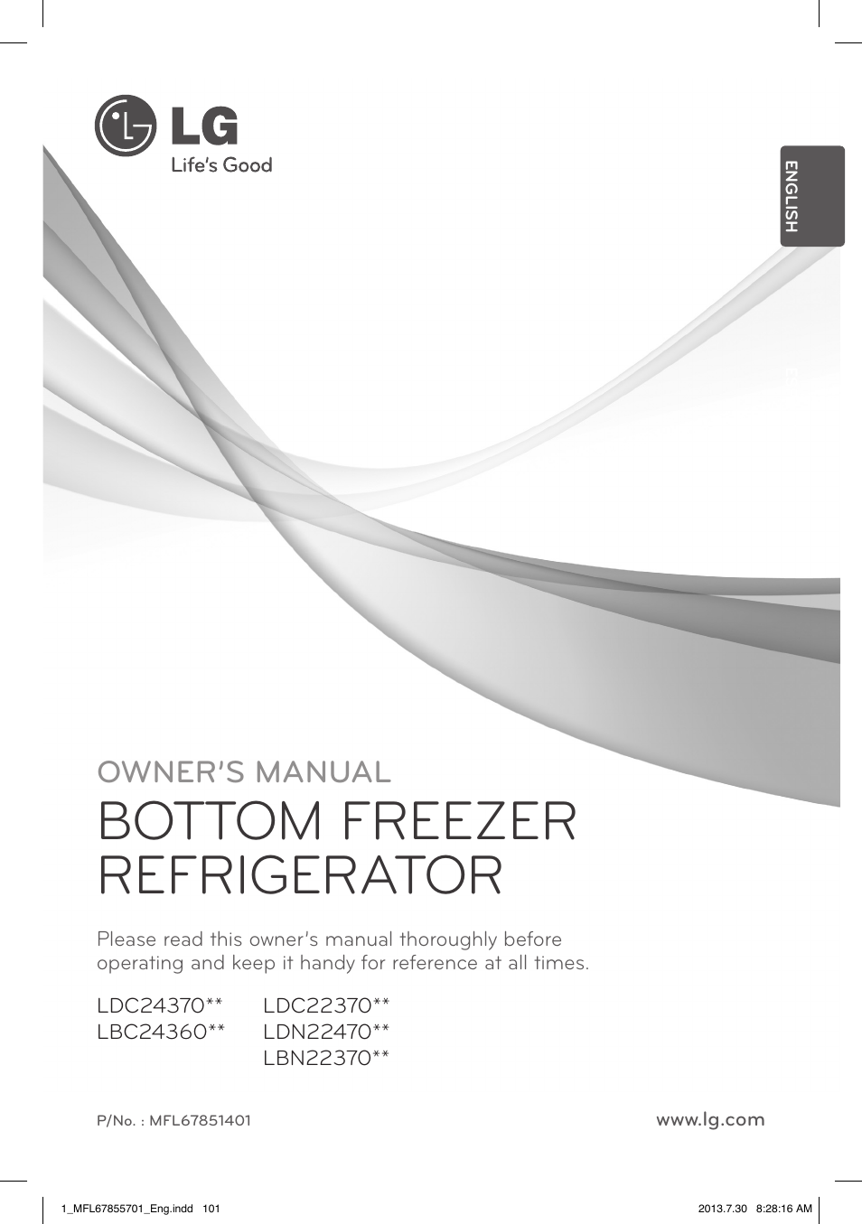 LG LBC24360SW User Manual | 59 pages