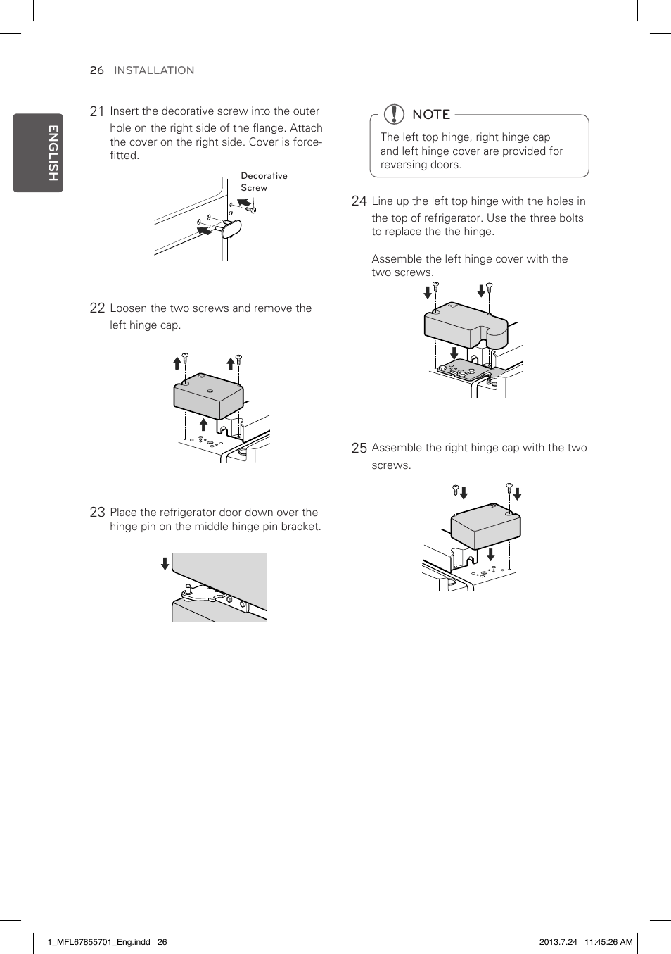 LG LBC24360SW User Manual | Page 26 / 59