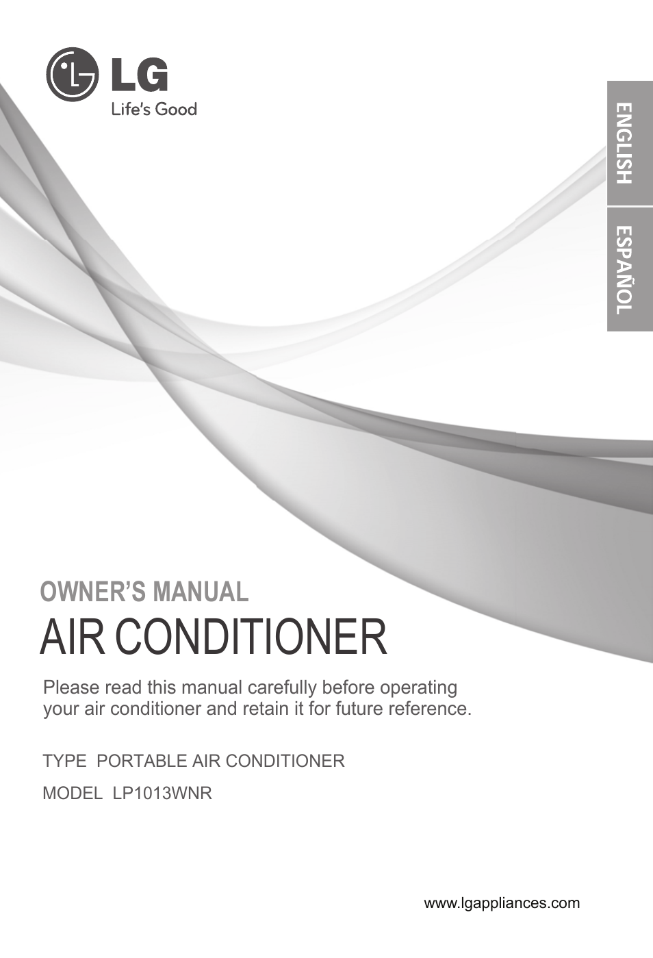 LG LP1013WNR User Manual | 26 pages