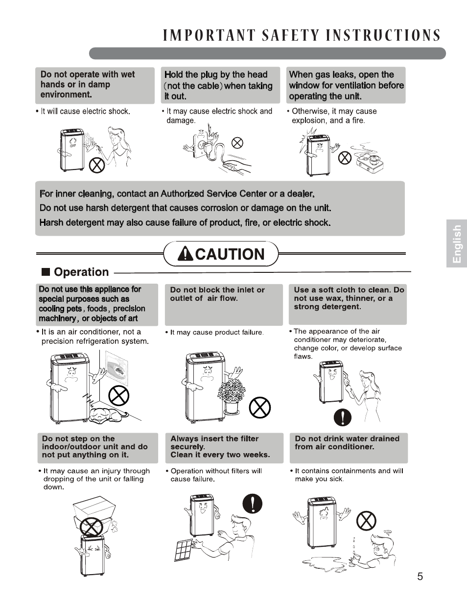 LG LP1013WNR User Manual | Page 5 / 26