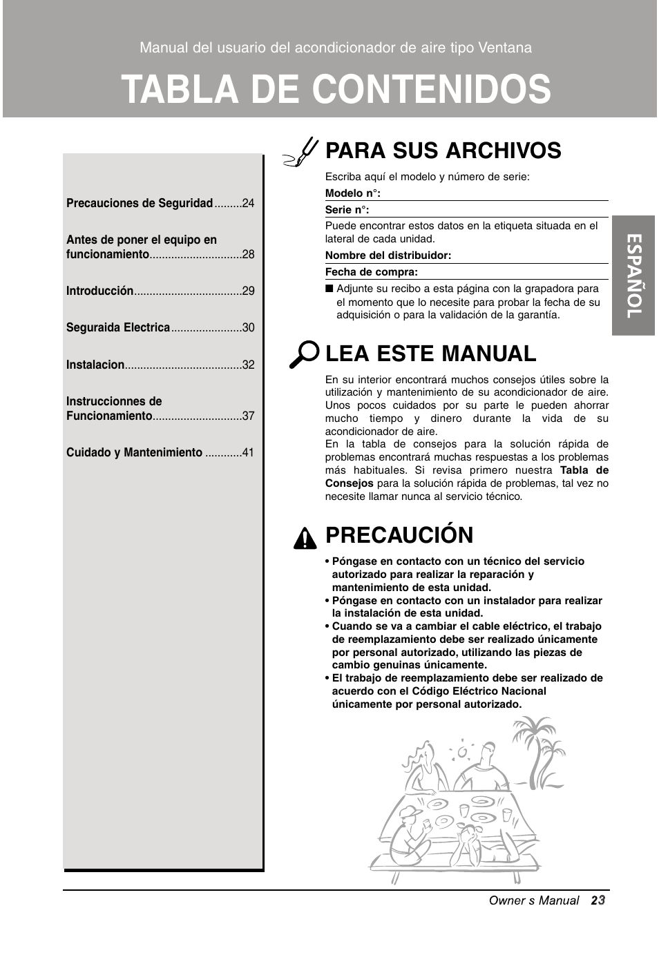 LG LW1214HR User Manual | Page 23 / 48