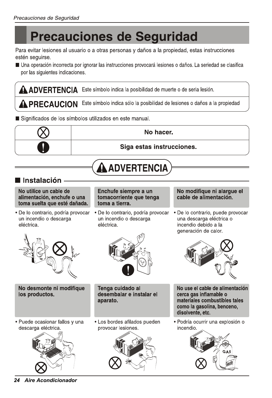 LG LW1214HR User Manual | Page 24 / 48