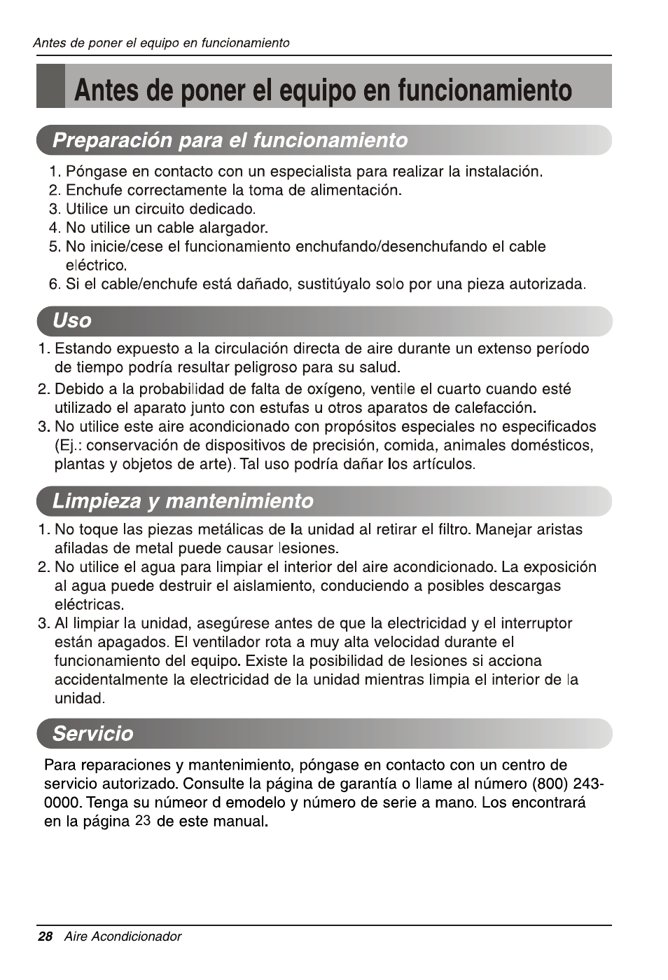 LG LW1214HR User Manual | Page 28 / 48