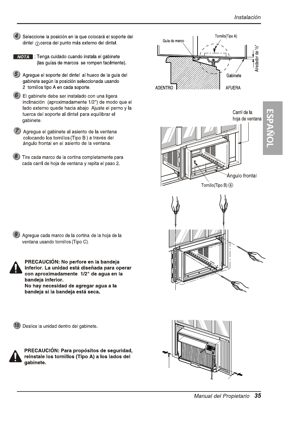 LG LW1214HR User Manual | Page 35 / 48
