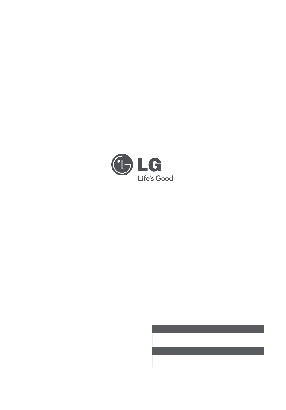 LG LW1214HR User Manual | Page 48 / 48