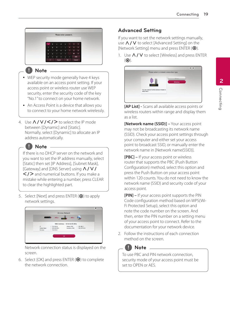 LG BP530 User Manual | Page 19 / 68
