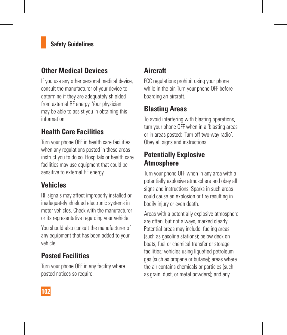 LG CF360 User Manual | Page 106 / 262