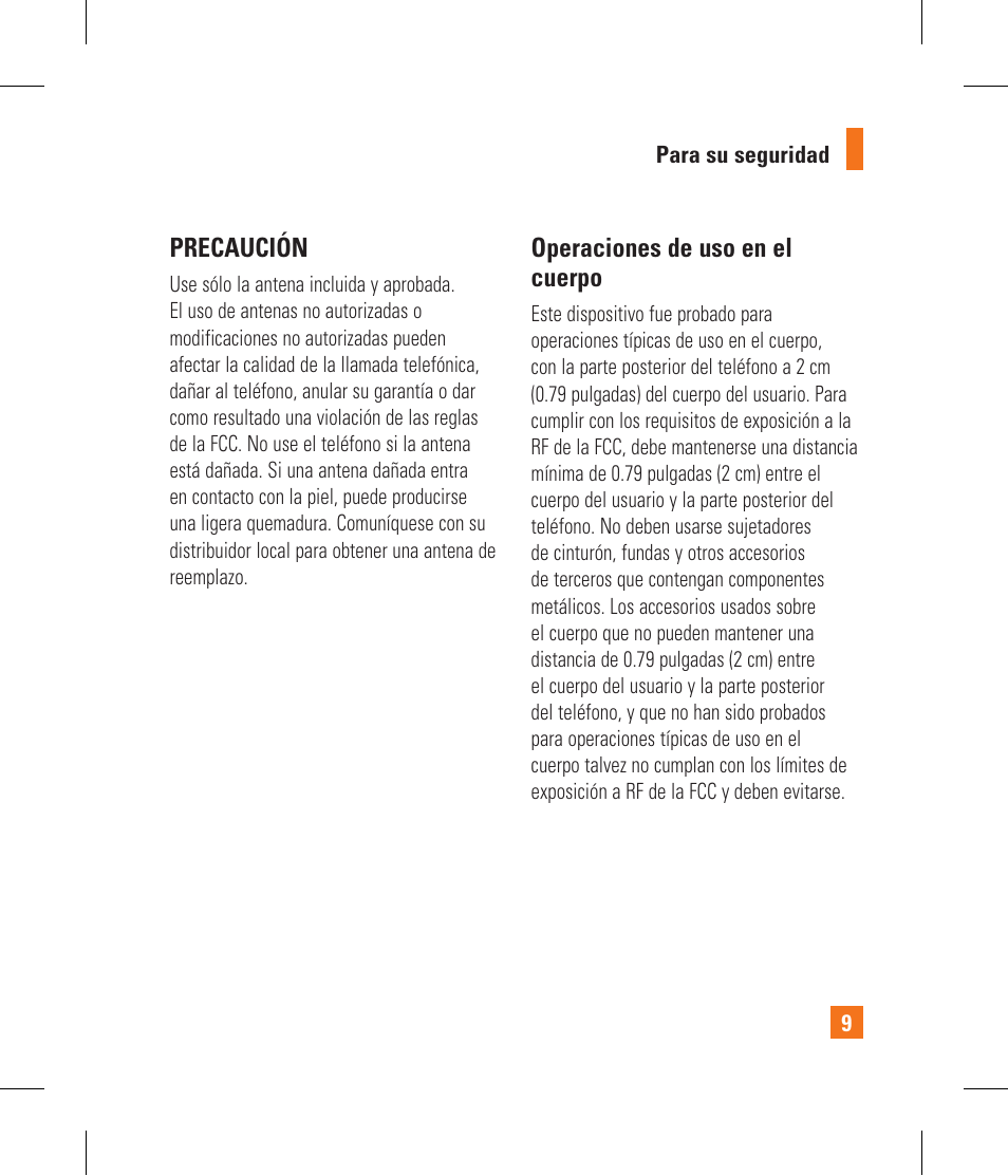 LG CF360 User Manual | Page 142 / 262