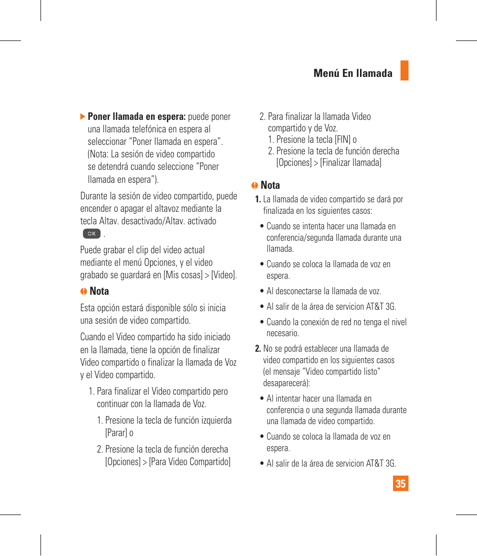 LG CF360 User Manual | Page 168 / 262