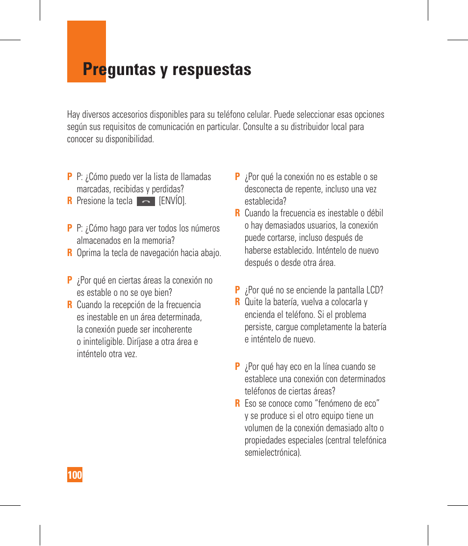 Preguntas y respuestas | LG CF360 User Manual | Page 233 / 262