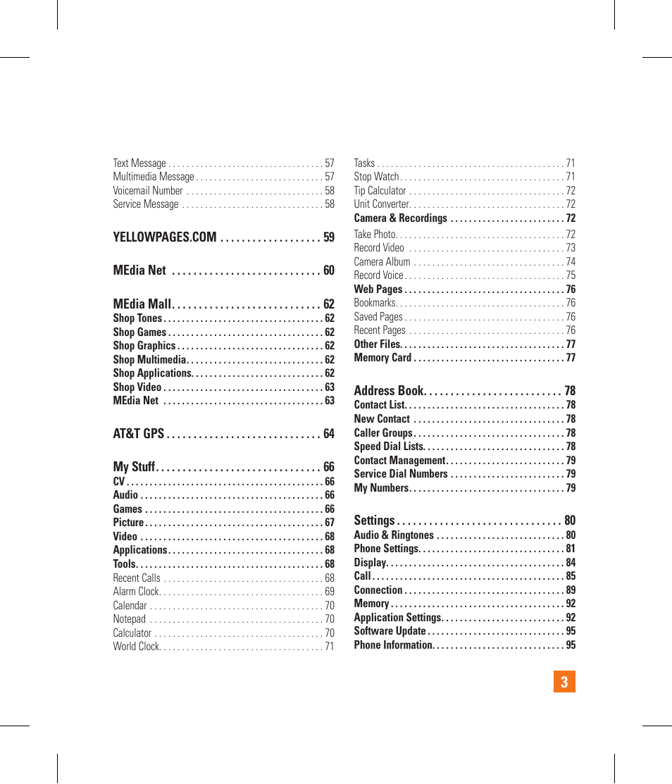 LG CF360 User Manual | Page 7 / 262