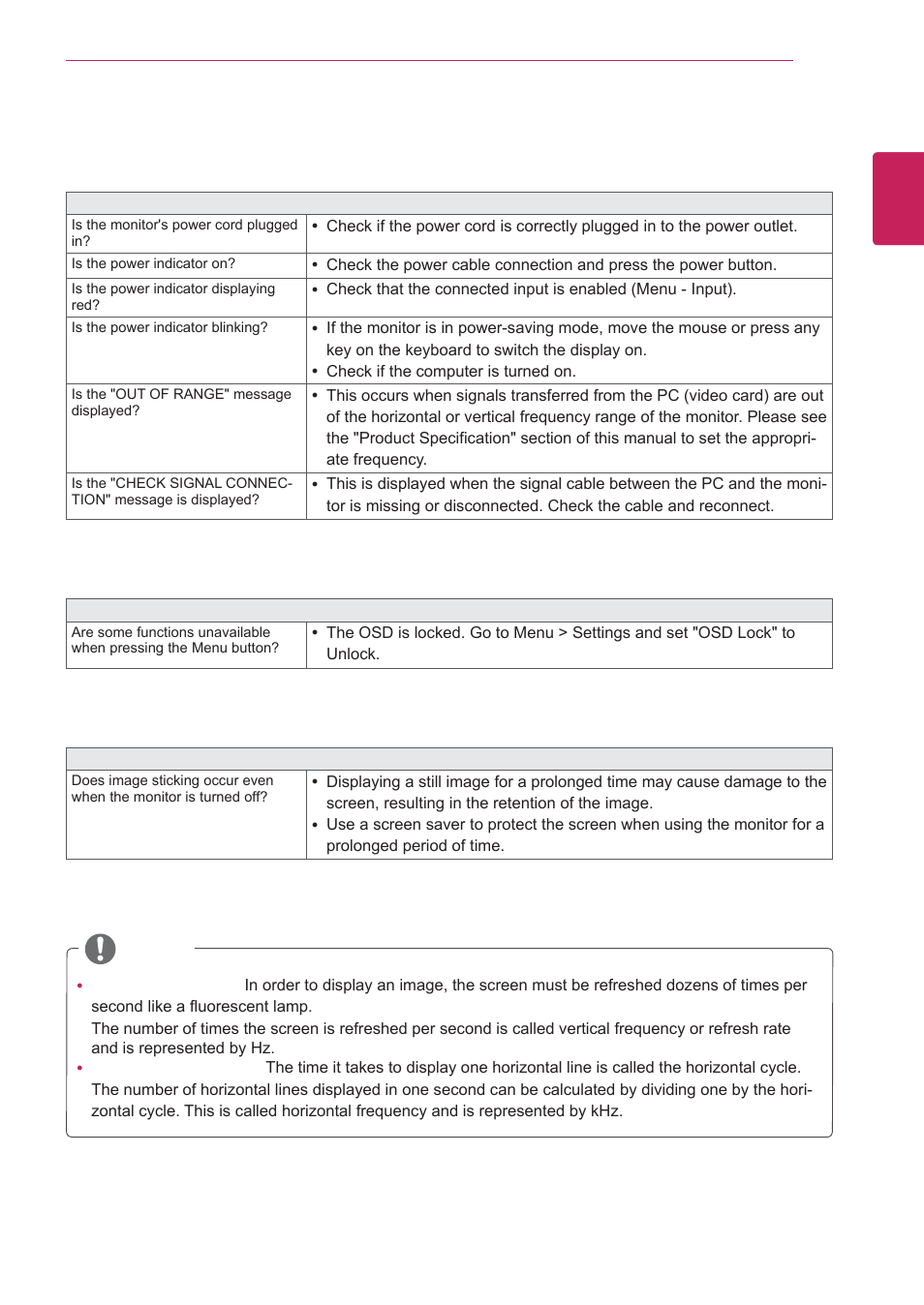 Troubleshooting | LG 29EA93-P User Manual | Page 35 / 40