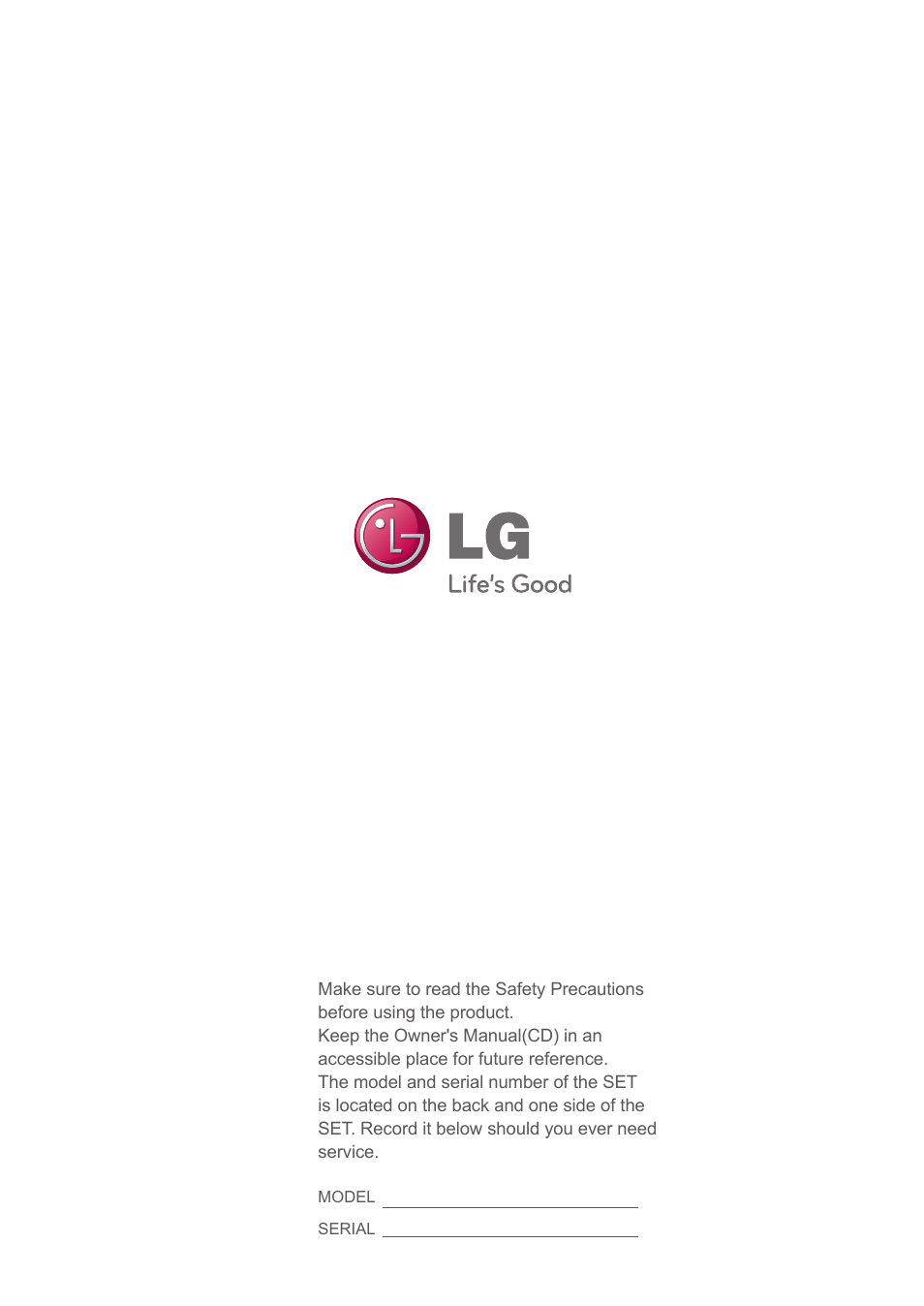 LG 29EA93-P User Manual | Page 40 / 40