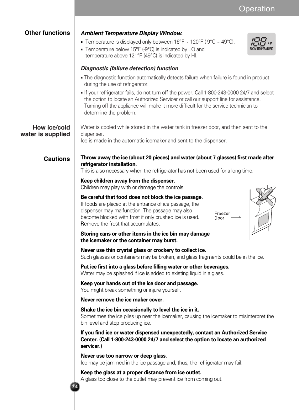 Operation | LG LSC21943ST User Manual | Page 24 / 39