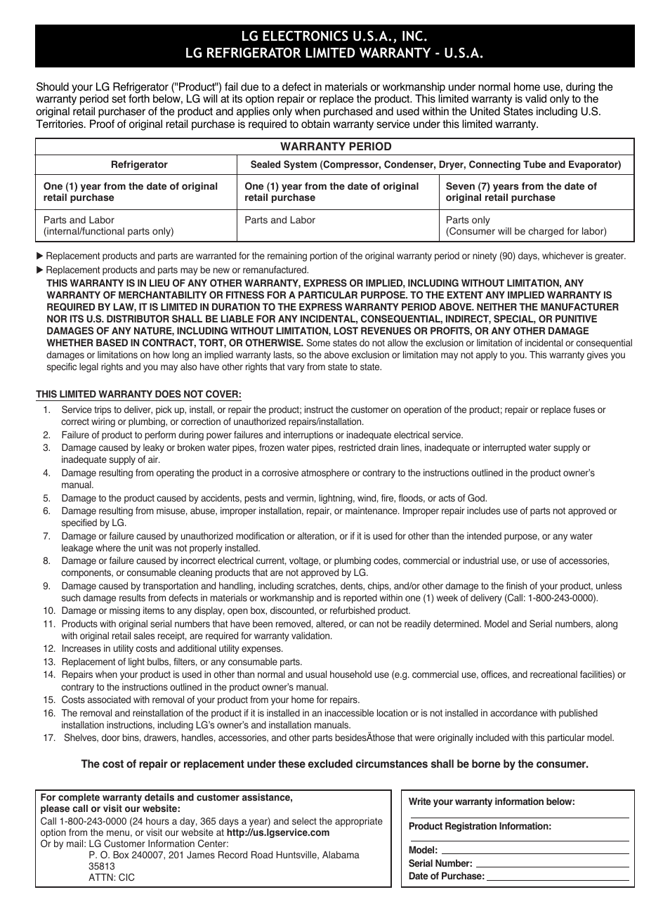 LG LSC21943ST User Manual | Page 38 / 39