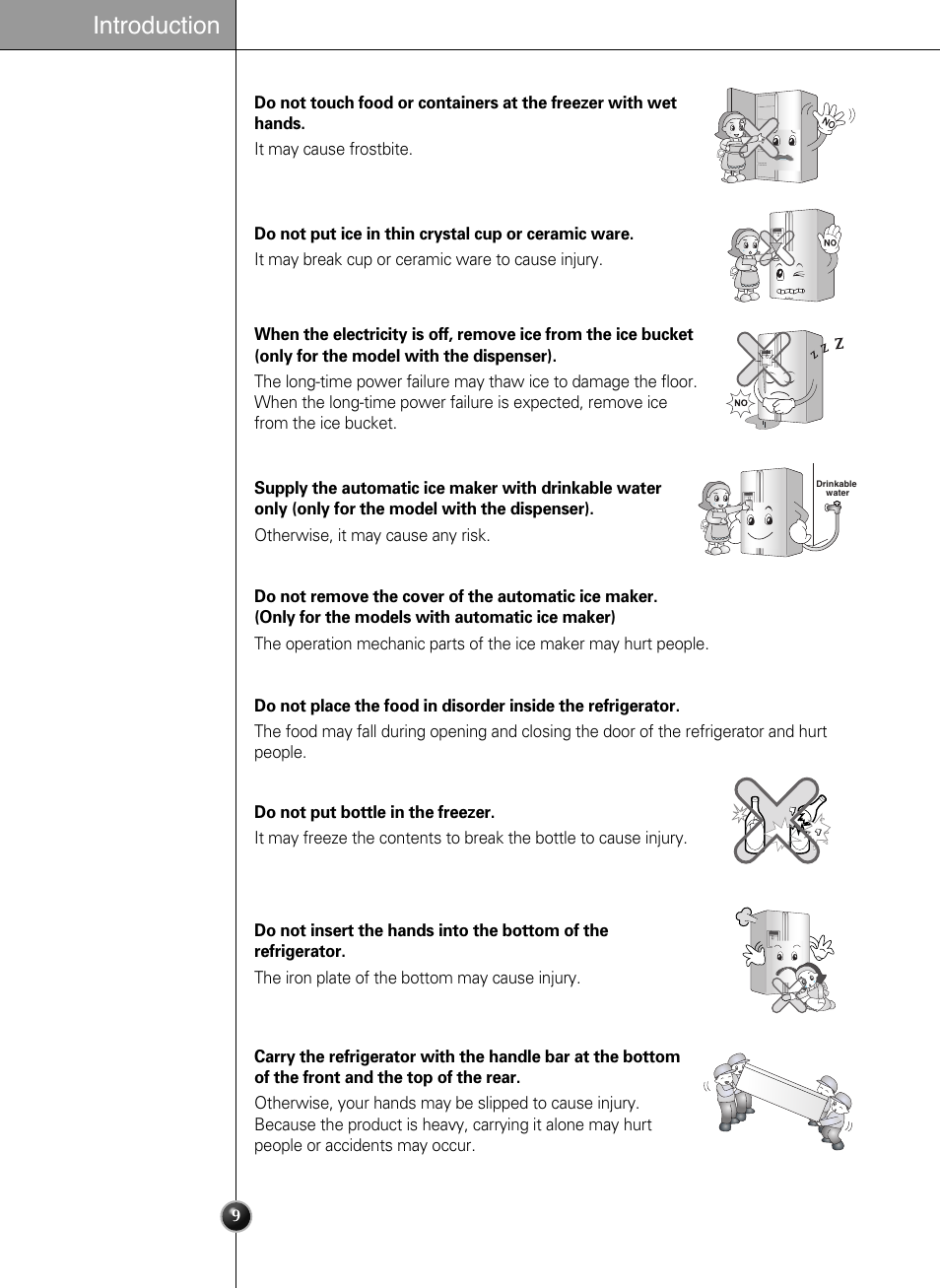 Introduction | LG LSC21943ST User Manual | Page 9 / 39