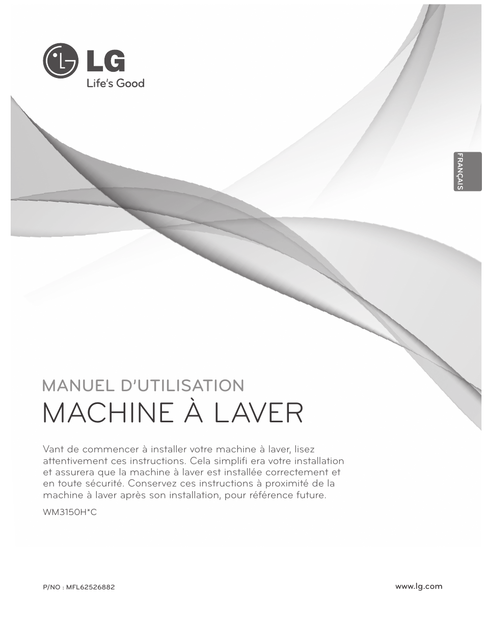 Machine à laver, Manuel d’utilisation | LG WM3150HVC User Manual | Page 81 / 120