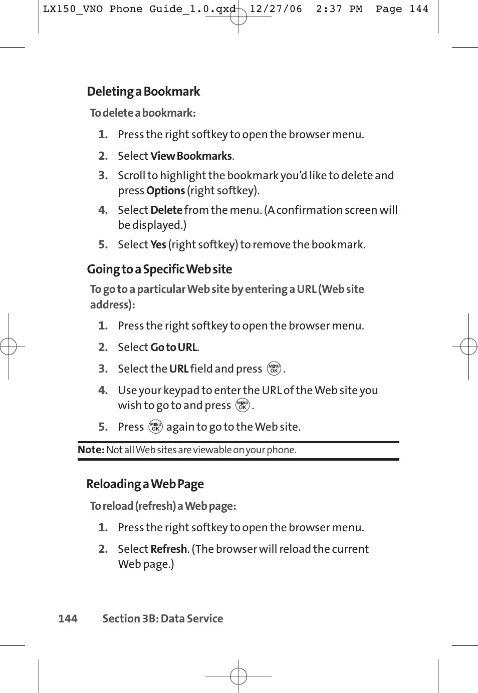 LG LG150 User Manual | Page 156 / 174