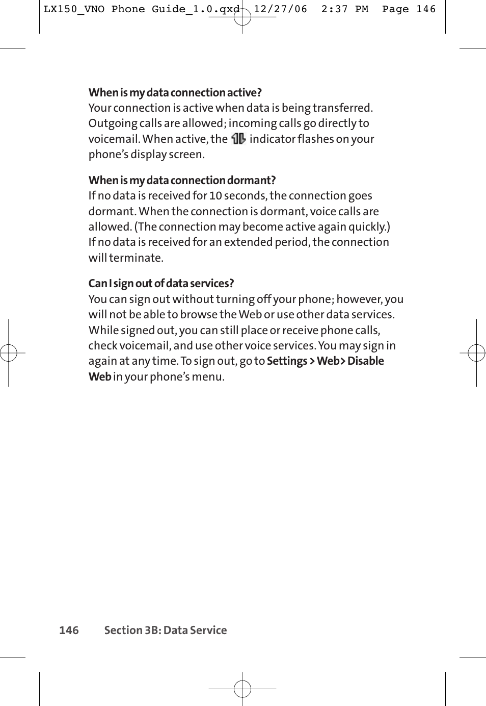 LG LG150 User Manual | Page 158 / 174