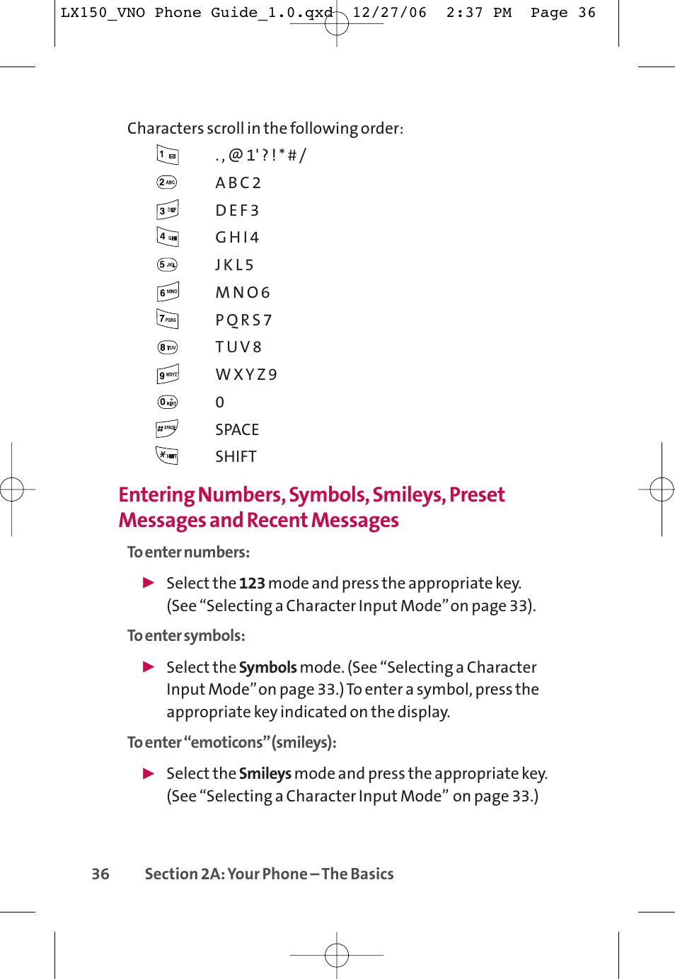 LG LG150 User Manual | Page 48 / 174