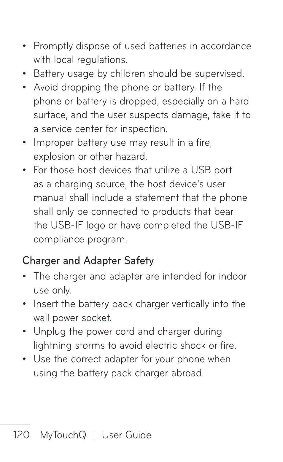 LG LGC800VL User Manual | Page 120 / 342