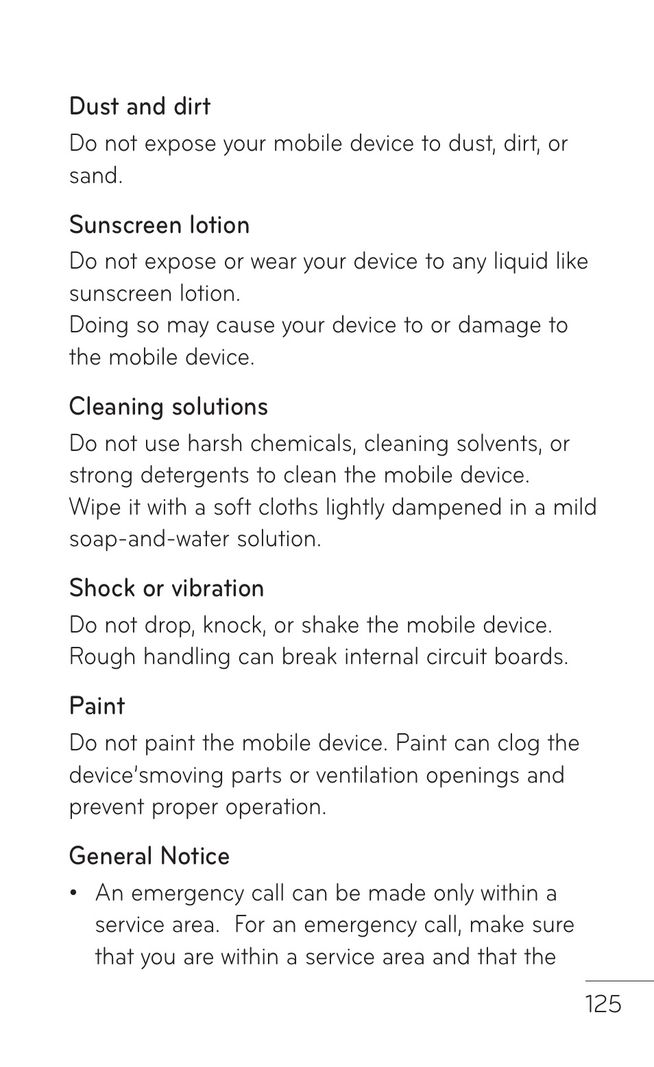 LG LGC800VL User Manual | Page 125 / 342