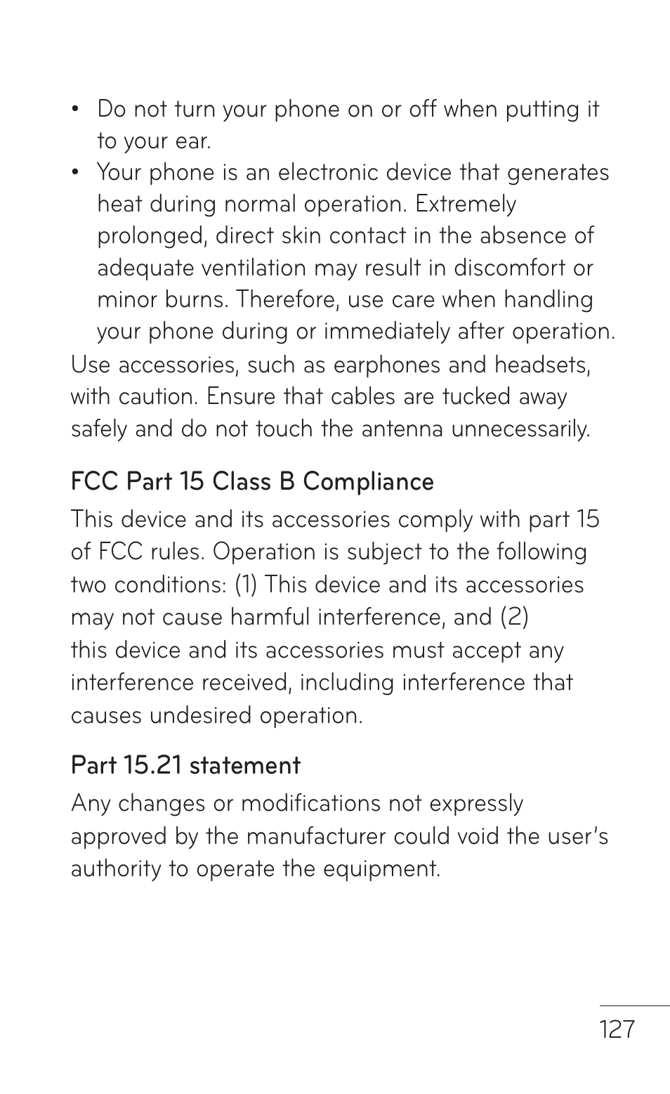 LG LGC800VL User Manual | Page 127 / 342