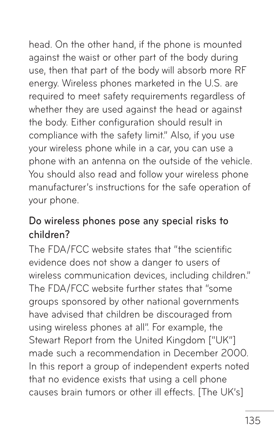 LG LGC800VL User Manual | Page 135 / 342