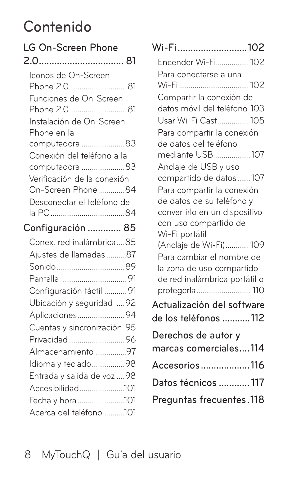 LG LGC800VL User Manual | Page 170 / 342