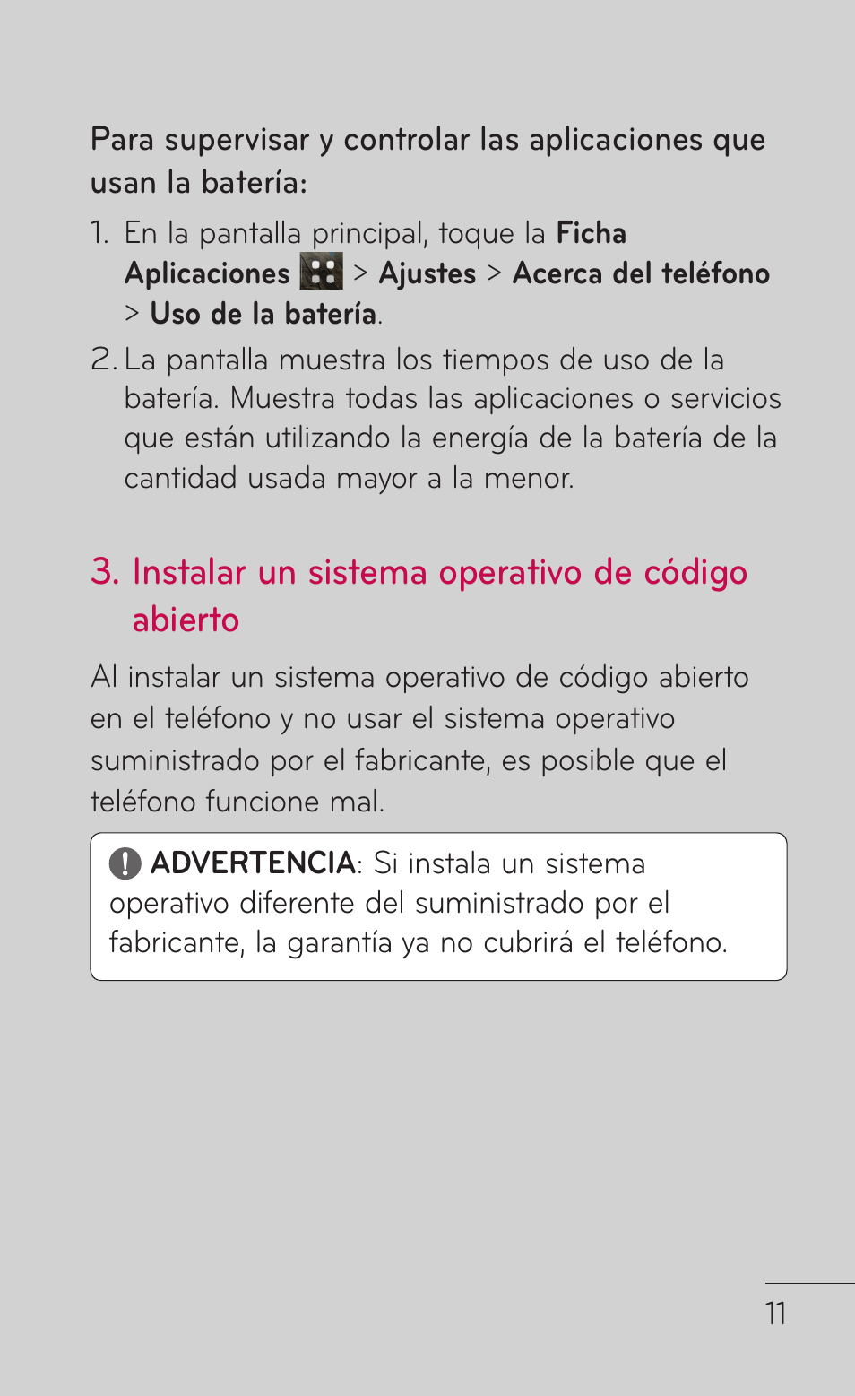 Instalar un sistema operativo de código abierto | LG LGC800VL User Manual | Page 173 / 342