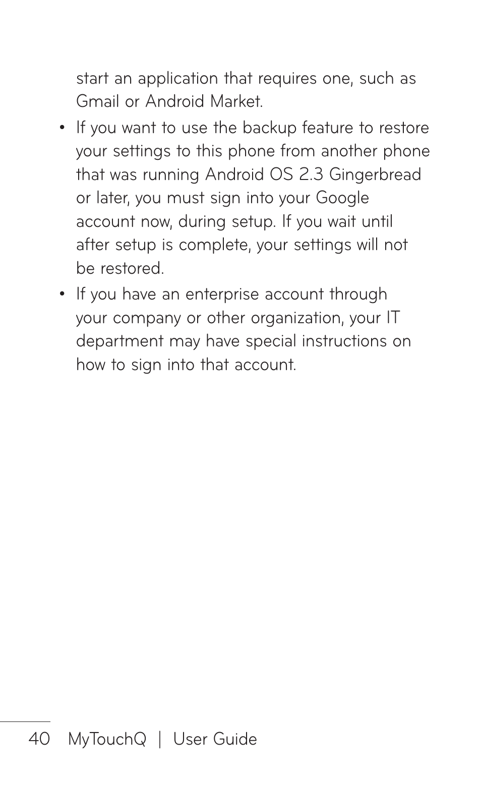 LG LGC800VL User Manual | Page 40 / 342