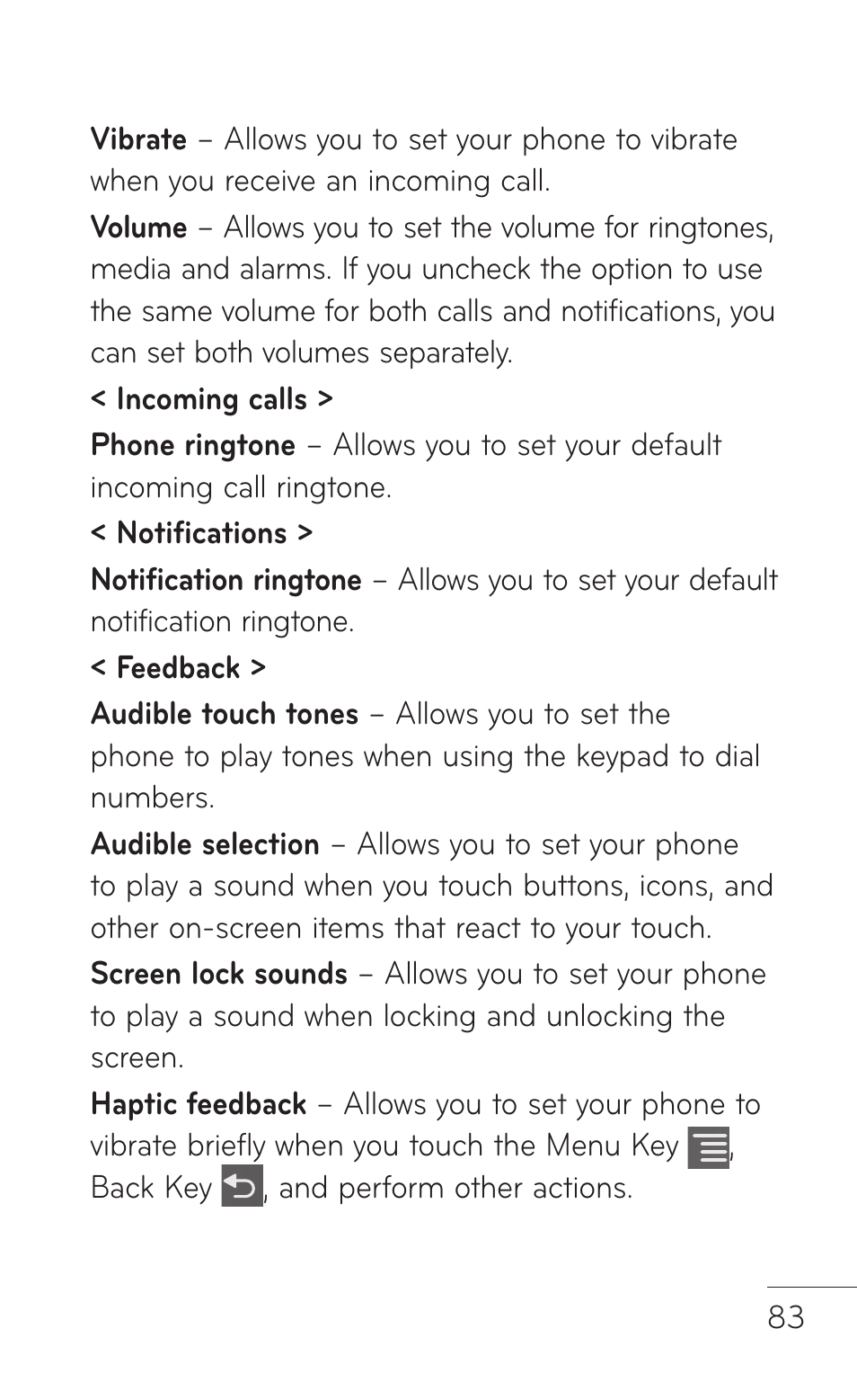 LG LGC800VL User Manual | Page 83 / 342