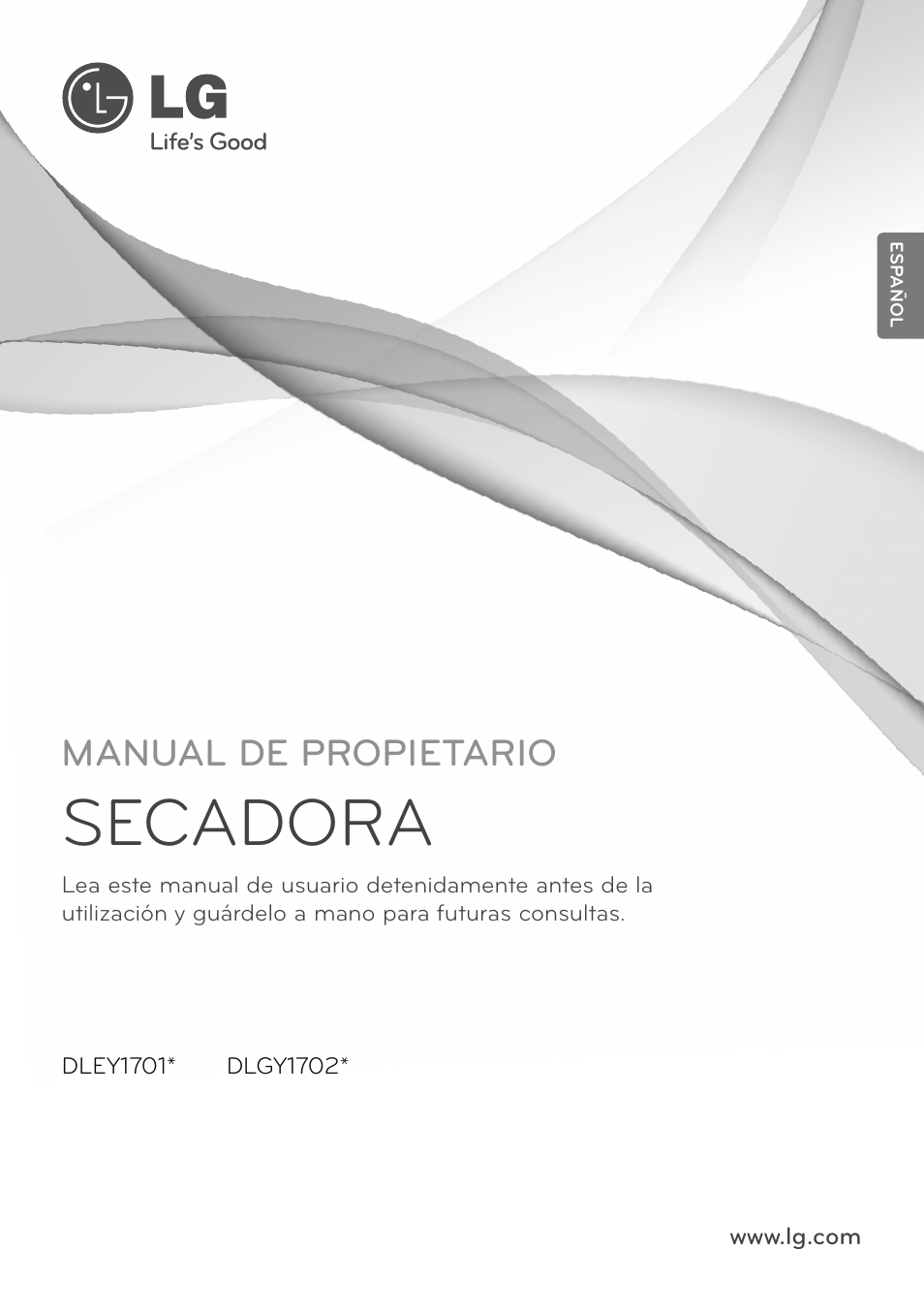 Secadora, Manual de propietario | LG DLGY1702V User Manual | Page 41 / 84