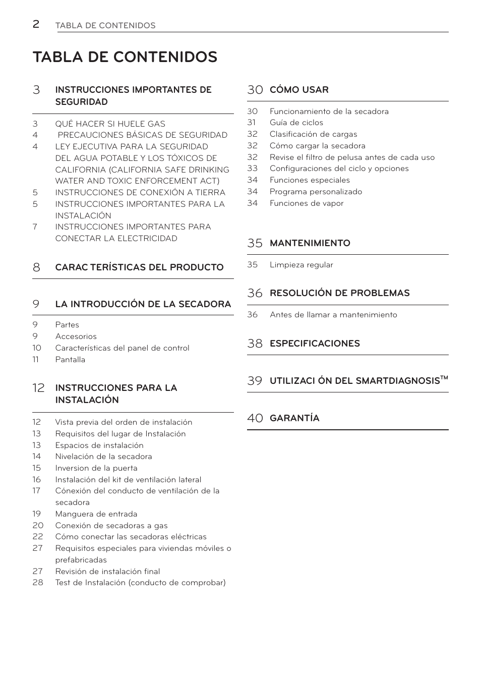 LG DLGY1702V User Manual | Page 42 / 84