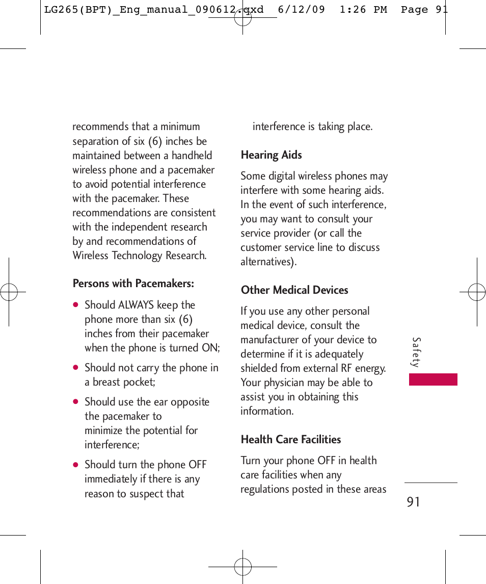 LG LG265 User Manual | Page 91 / 128