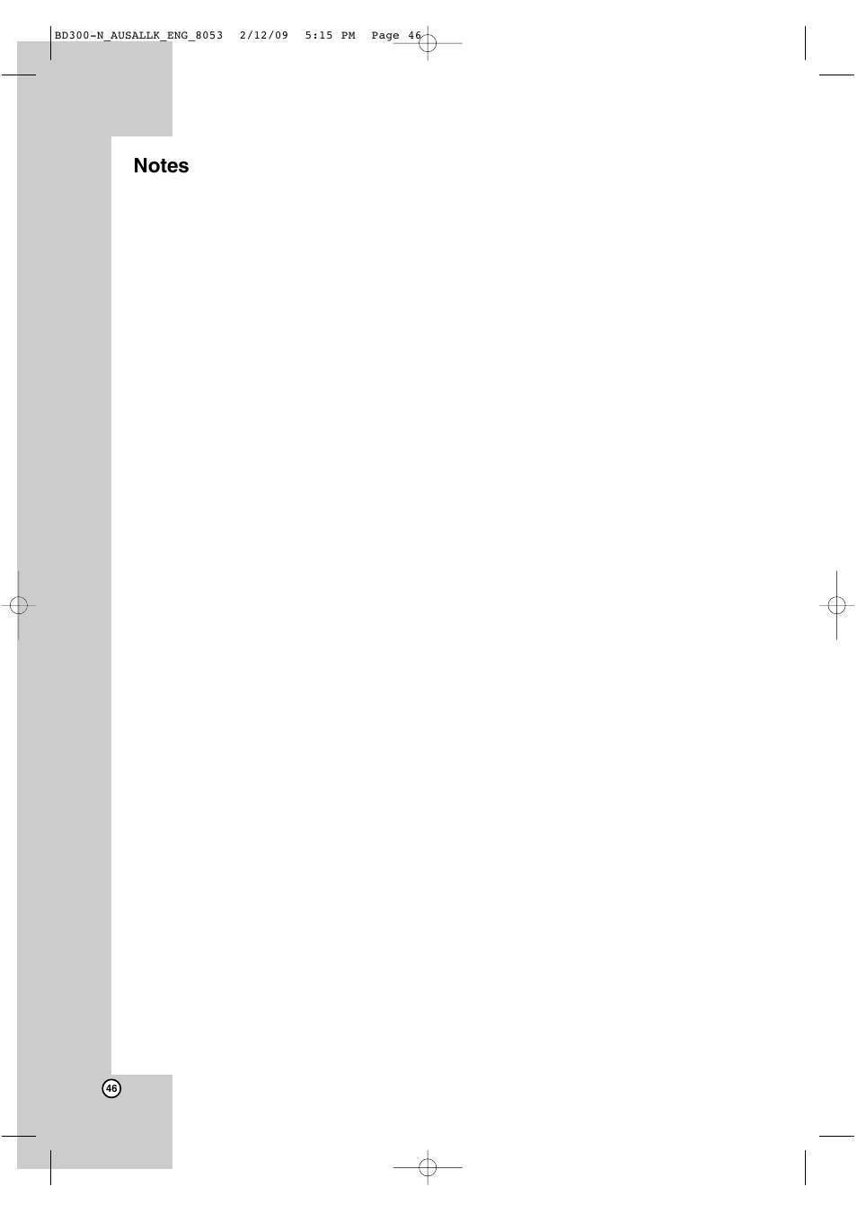 LG BD300 User Manual | Page 46 / 48
