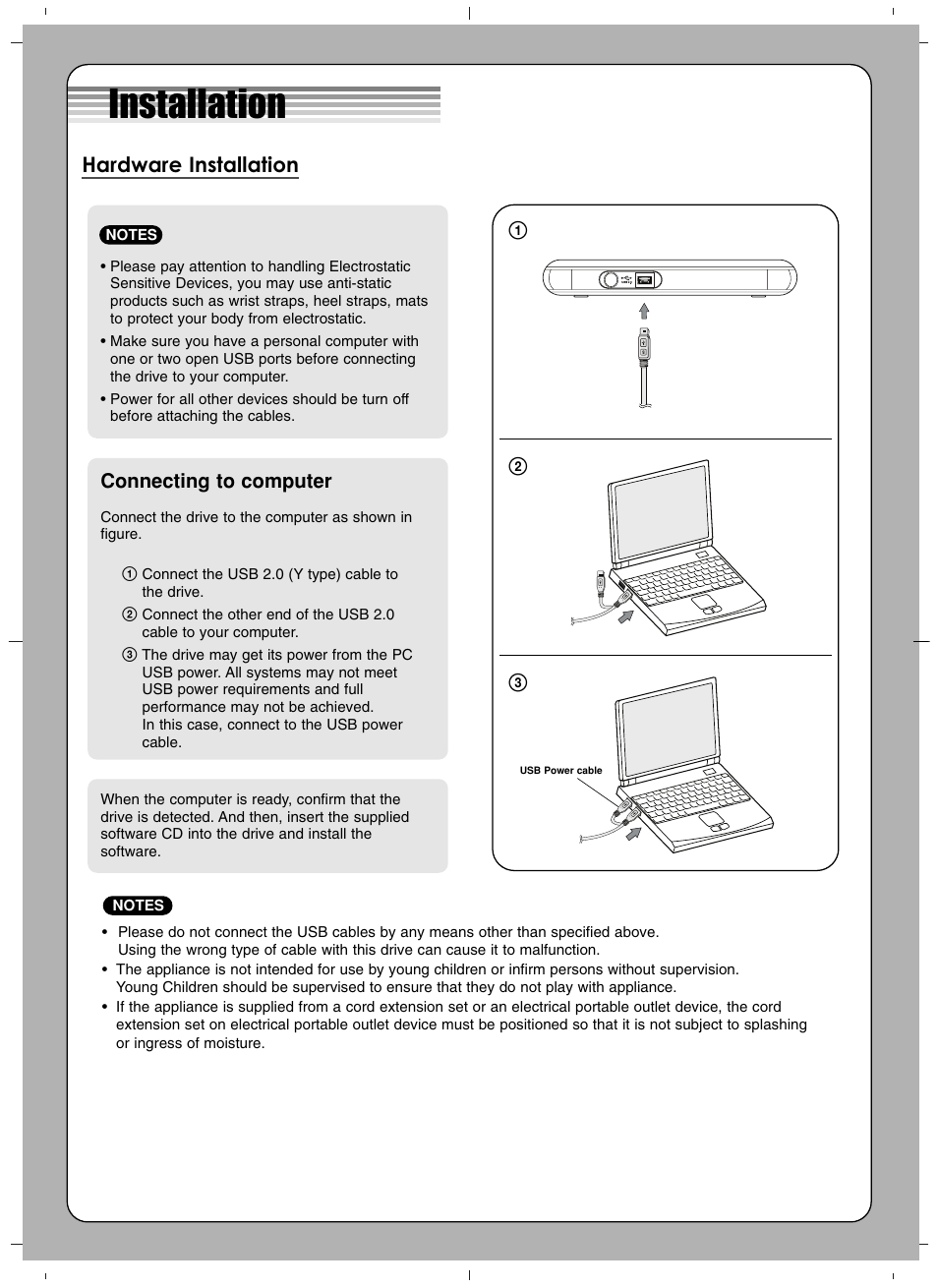 LG BP06LU10 User Manual | 4 pages