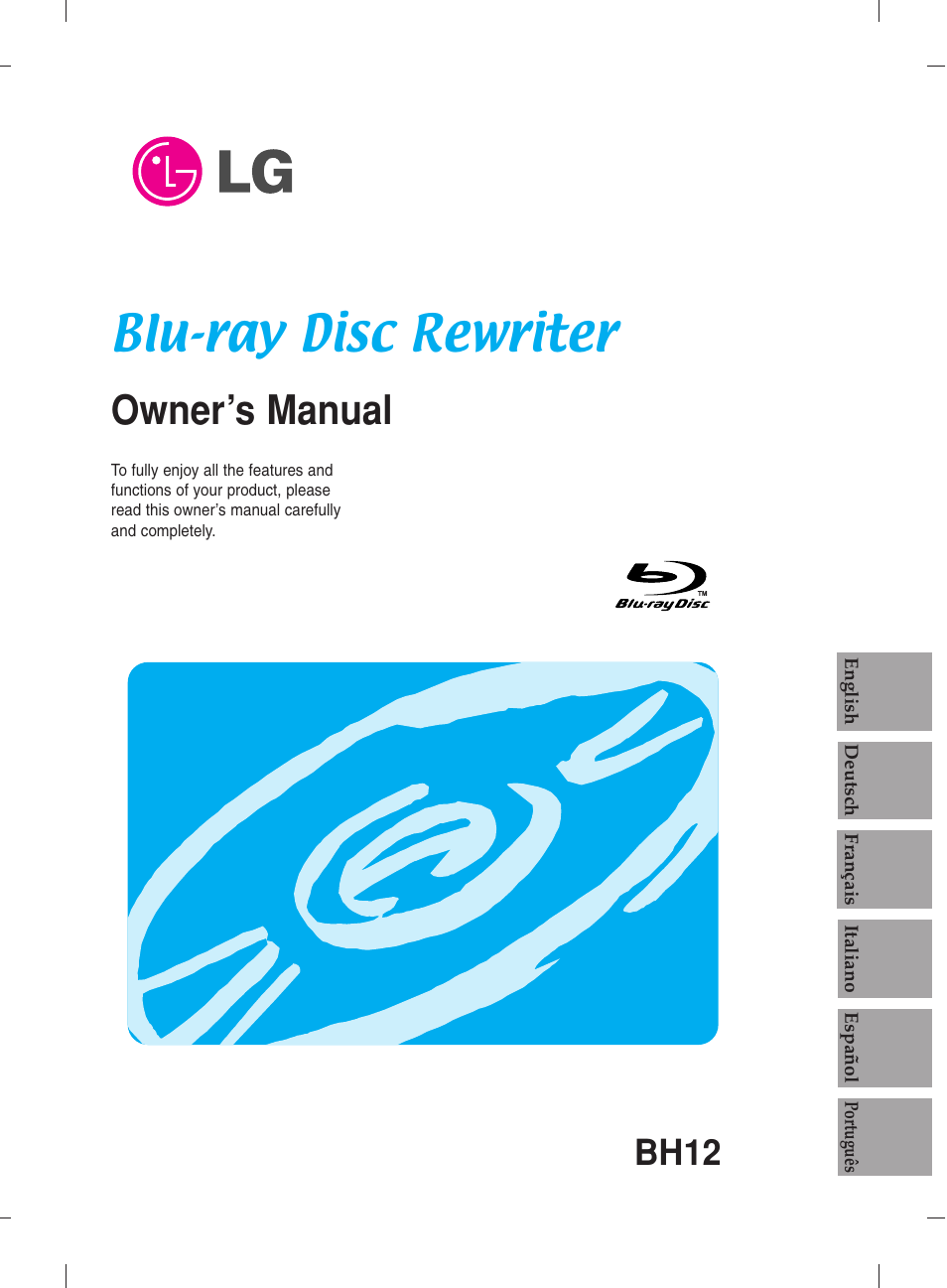 LG BH12LS30 User Manual | 15 pages