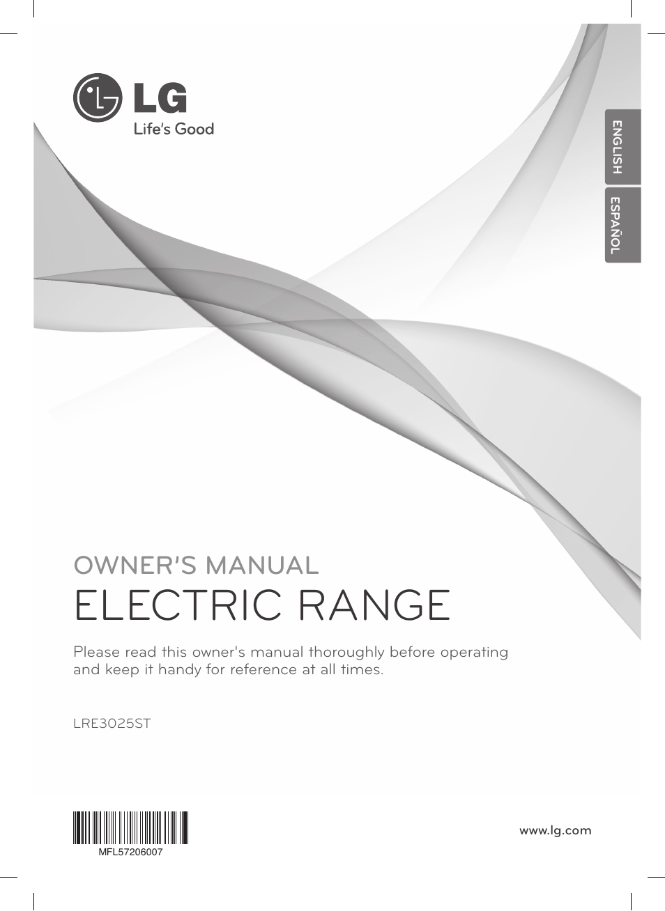 LG LRE3025ST User Manual | 88 pages