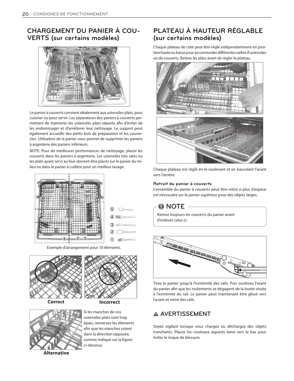 Avertissement | LG LDF8874ST User Manual | Page 84 / 100