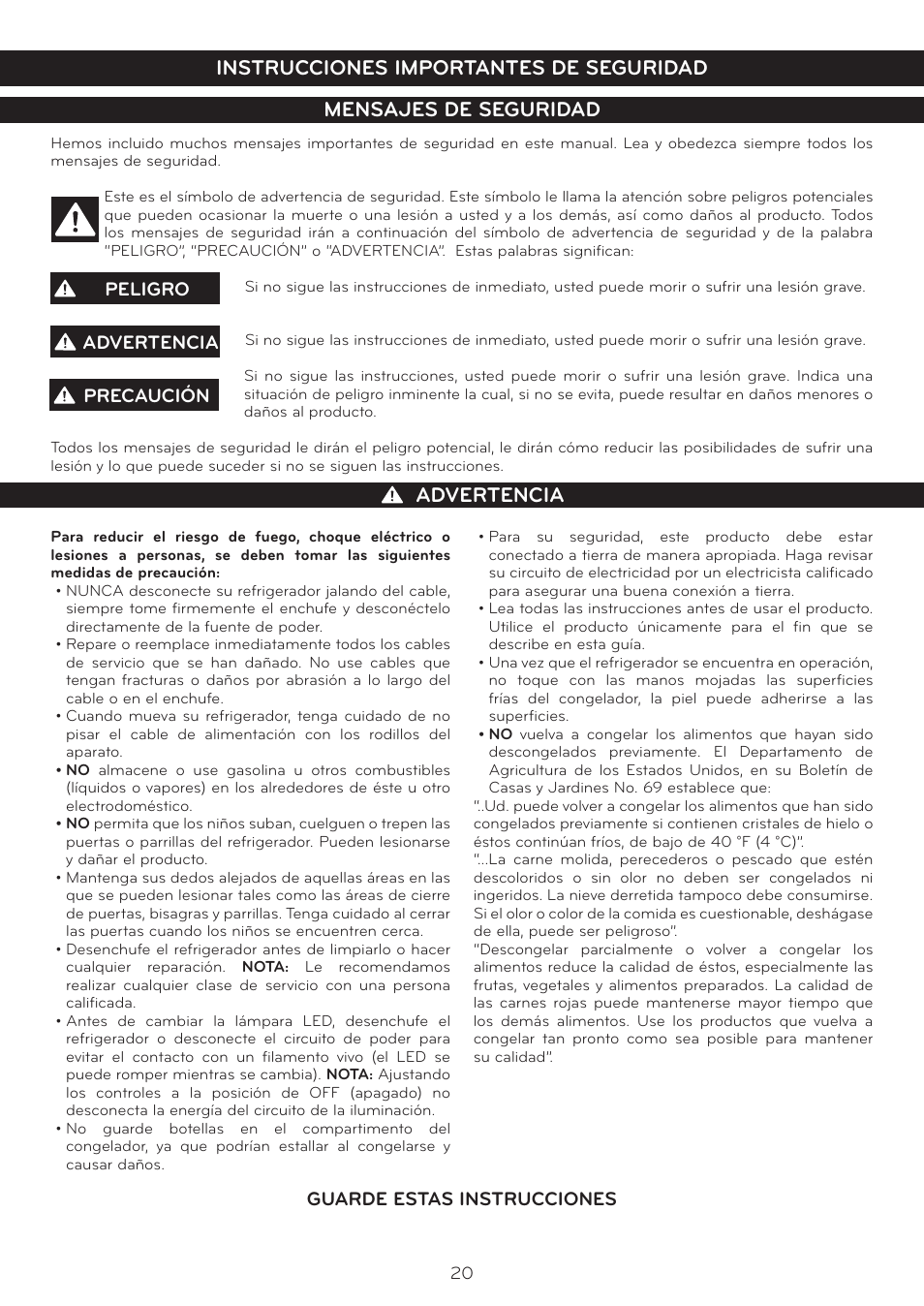 LG LTN16385PL User Manual | Page 21 / 35