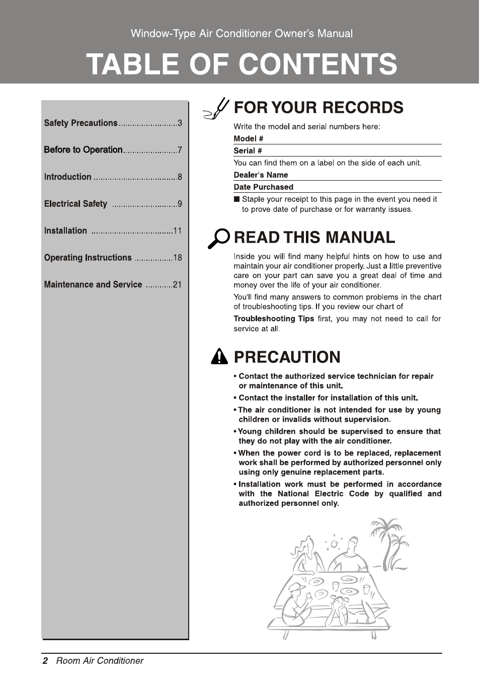 LG LT1033HNR User Manual | Page 2 / 48