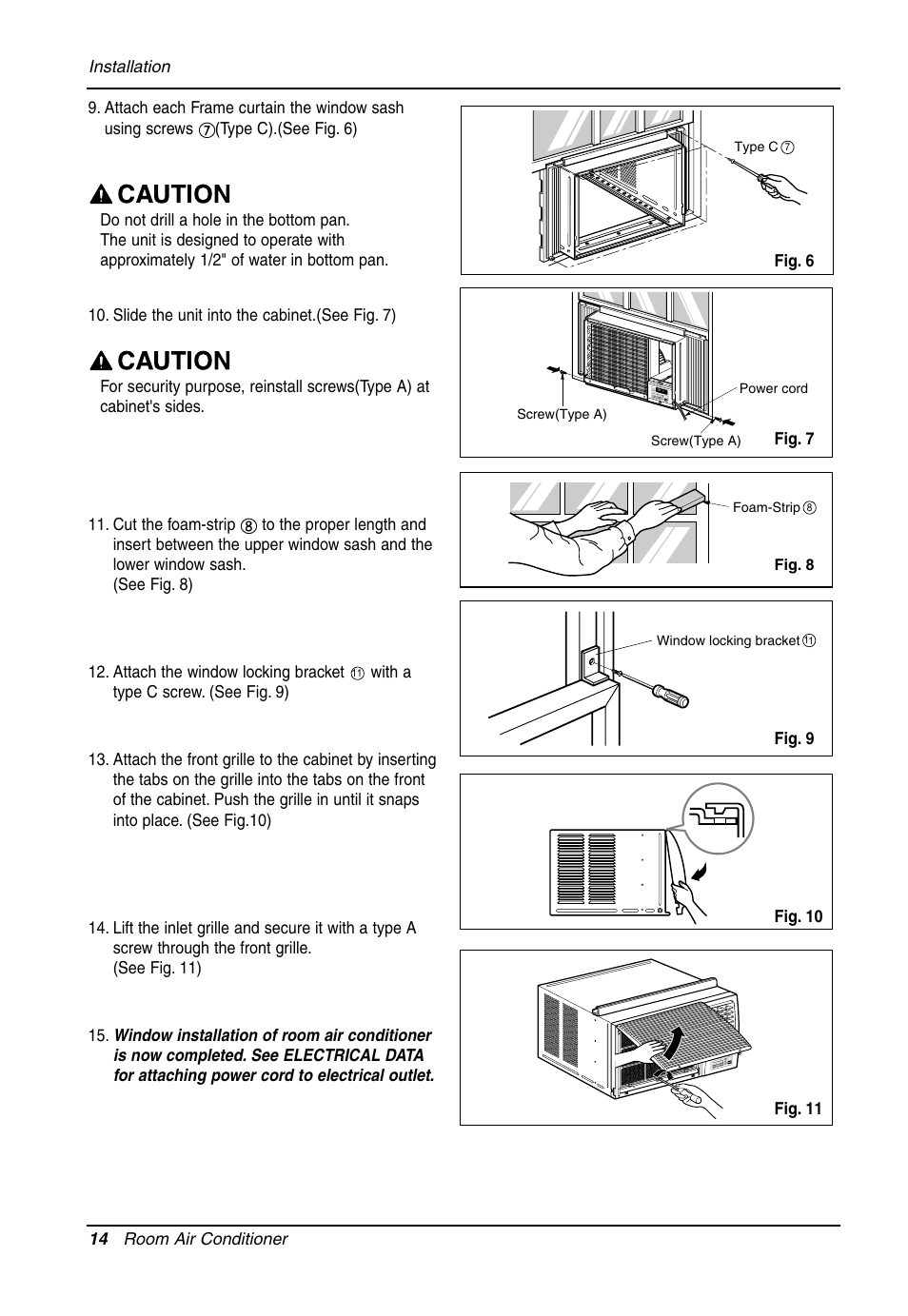 LG LW7012HR User Manual | Page 14 / 44