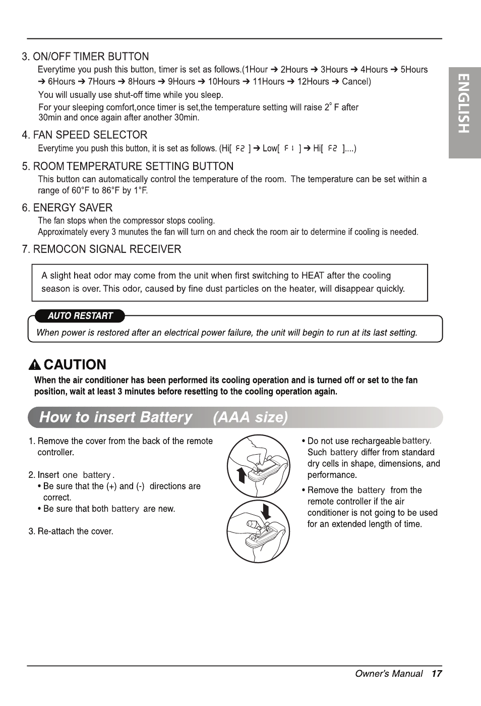 LG LW7012HR User Manual | Page 17 / 44