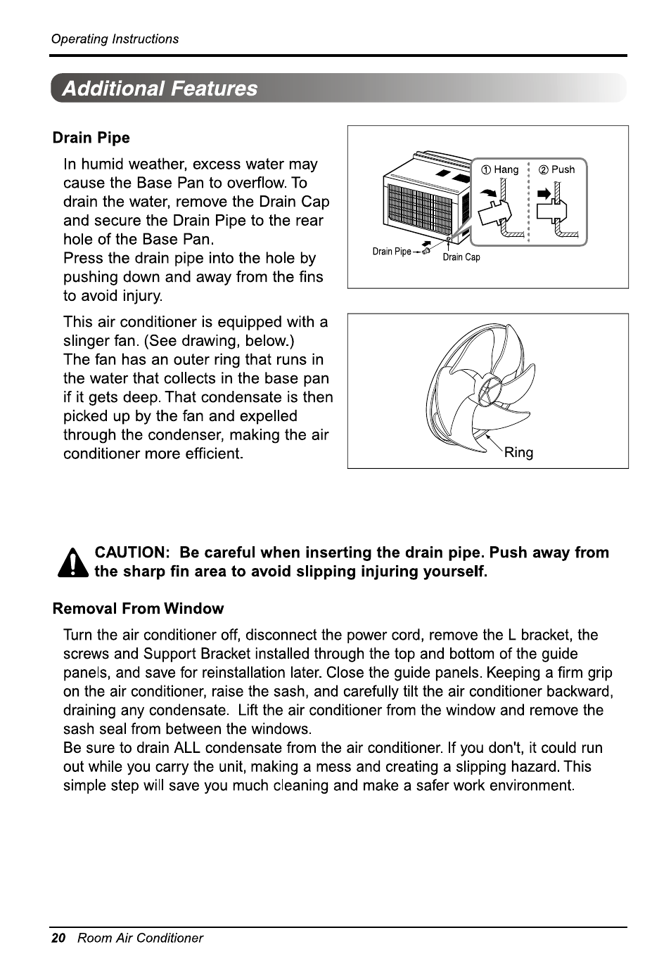 Additional features | LG L8010ER User Manual | Page 20 / 52