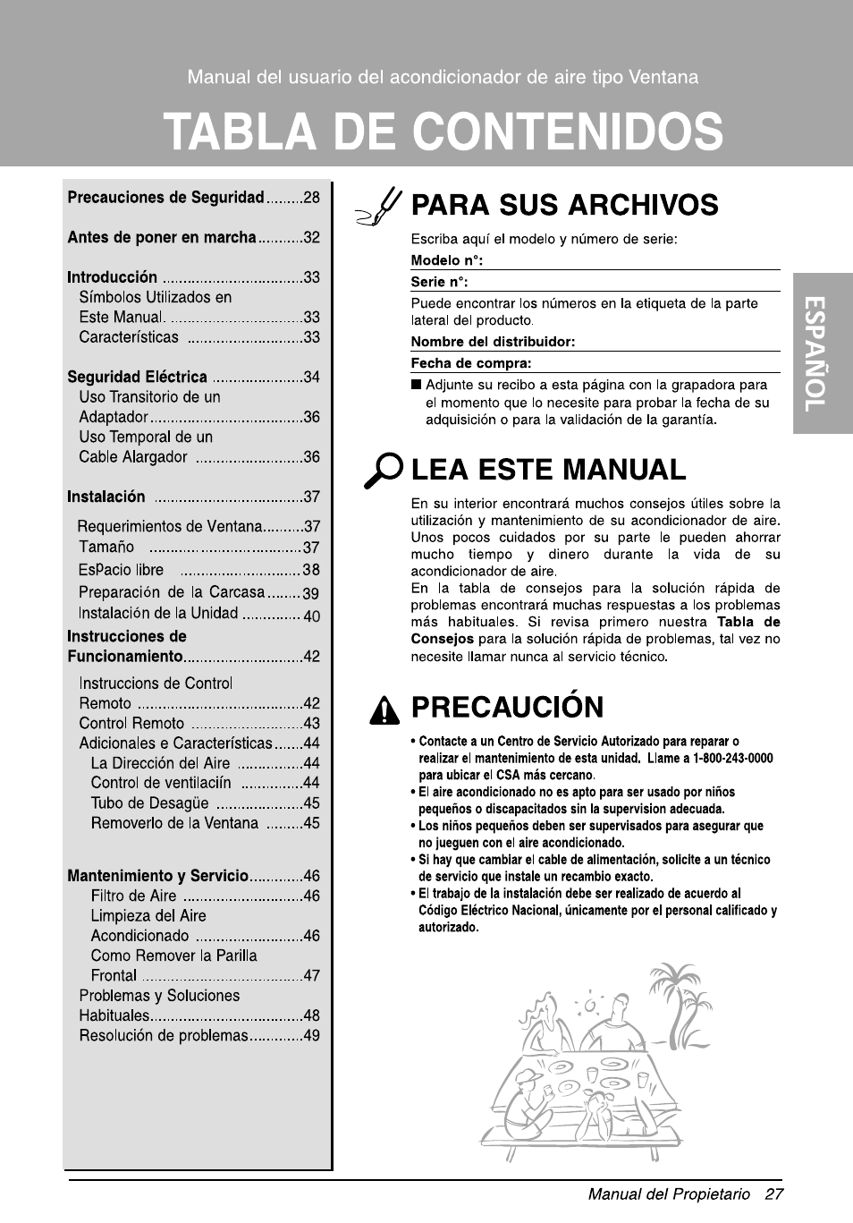 LG L8010ER User Manual | Page 27 / 52