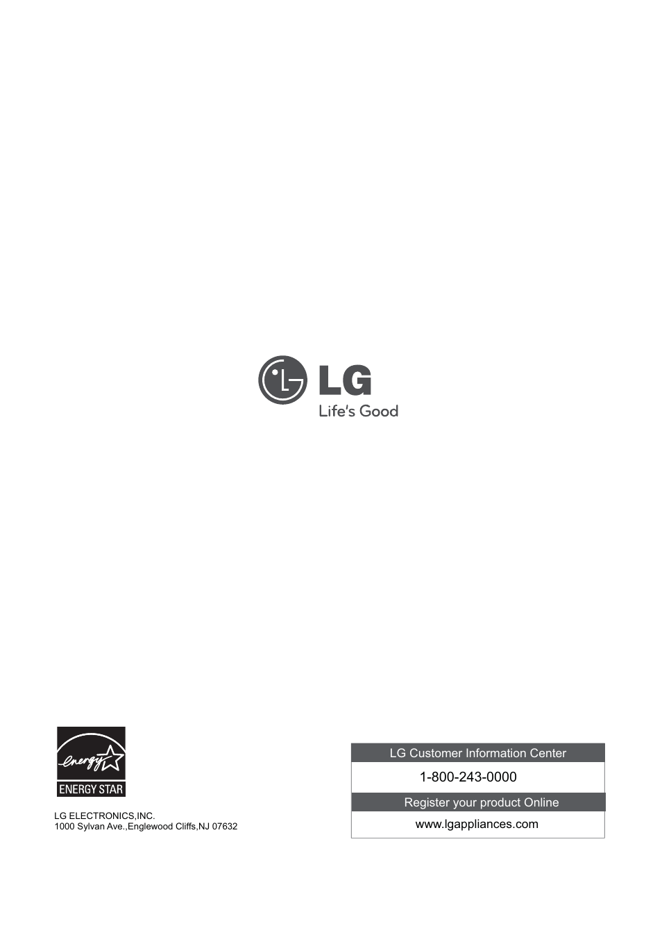 LG LW5012J User Manual | Page 20 / 20