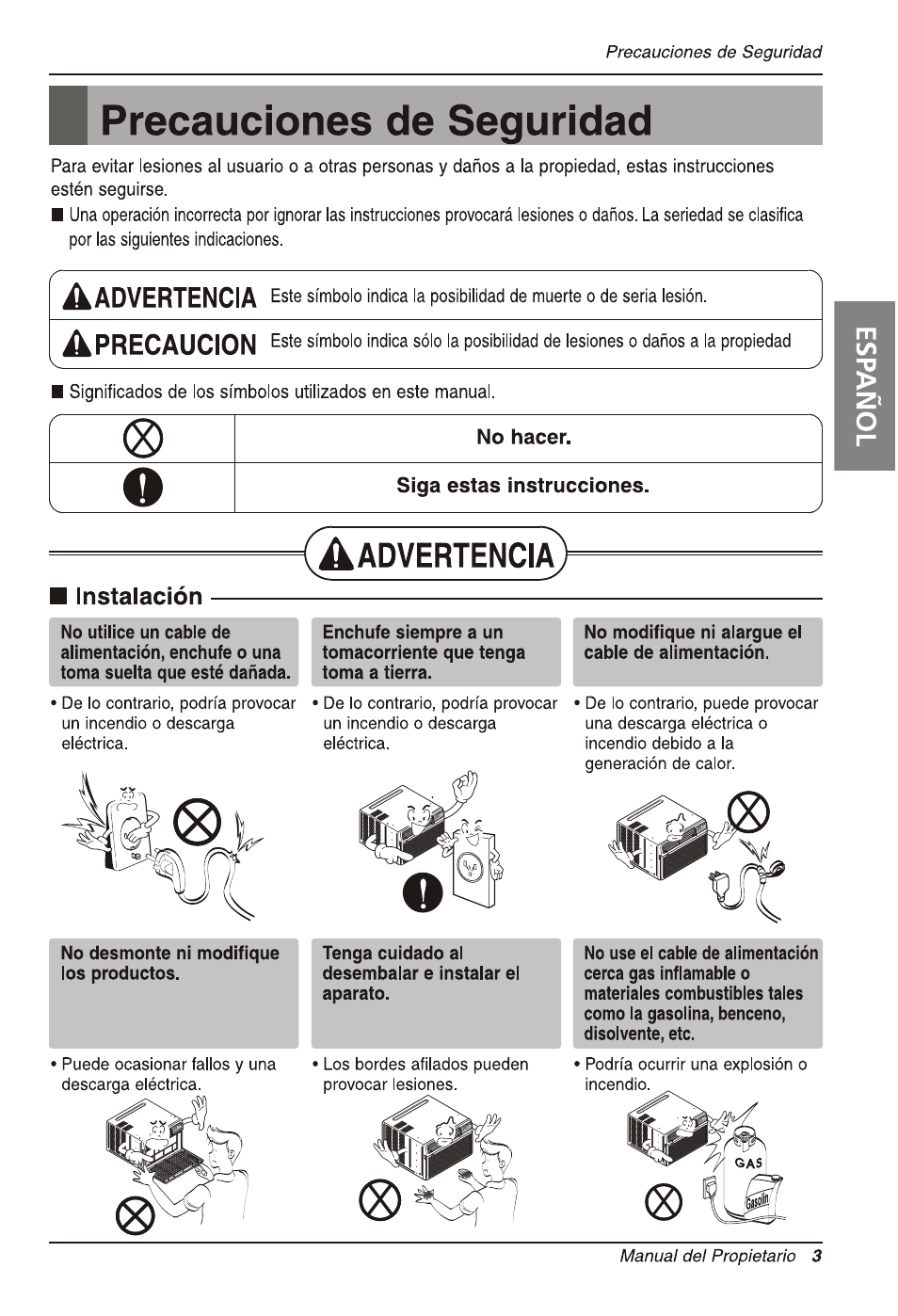 LG LW2512ER User Manual | Page 23 / 44