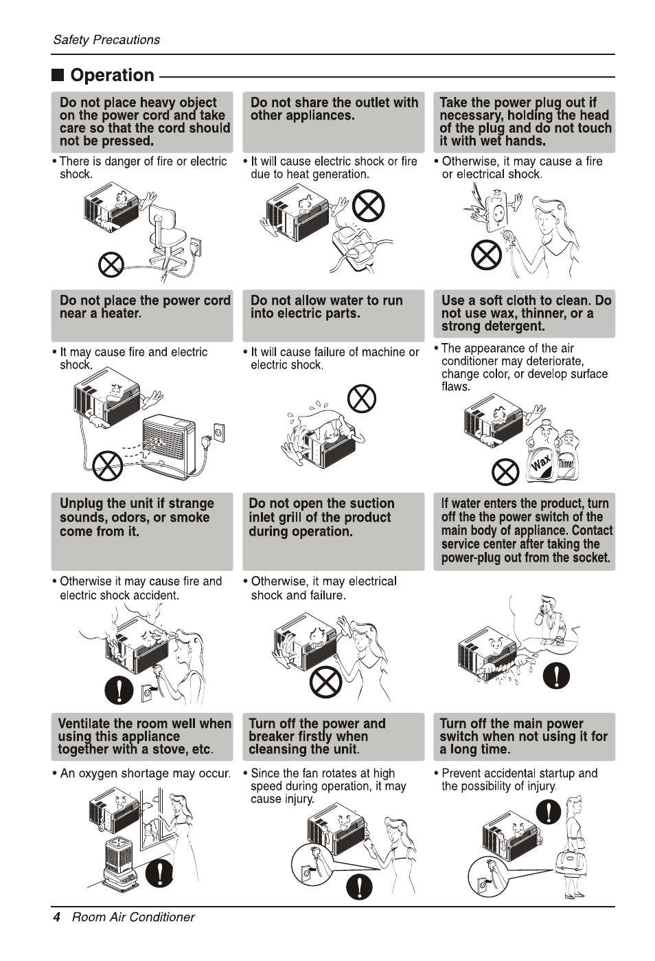 LG LW2512ER User Manual | Page 4 / 44