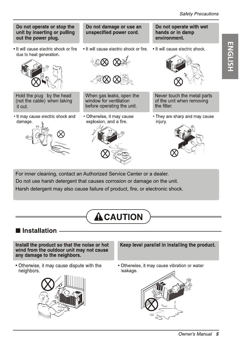 LG LW2512ER User Manual | Page 5 / 44
